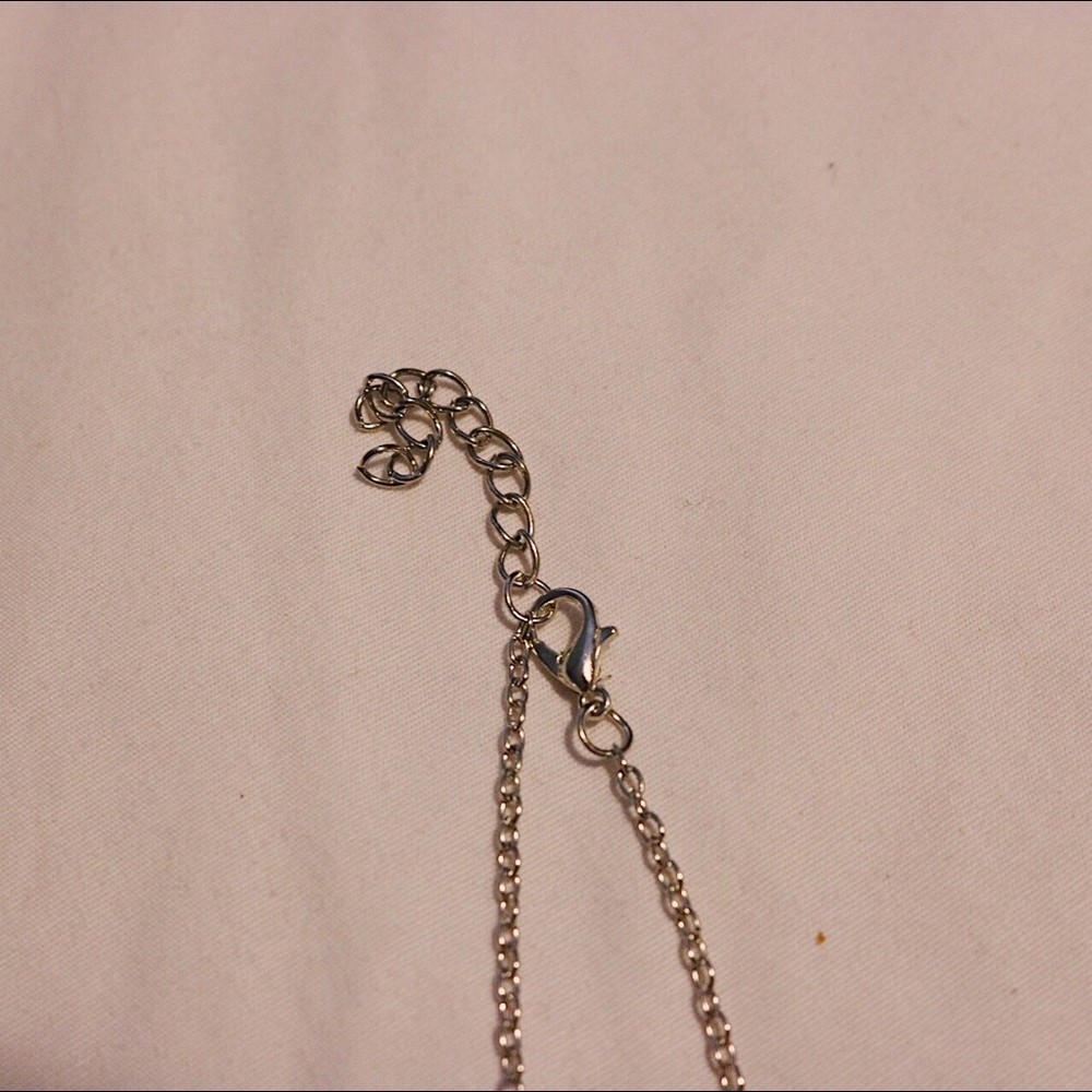 *LAST ONE* Silver Rose Pendant Necklace - Picture 5 of 5